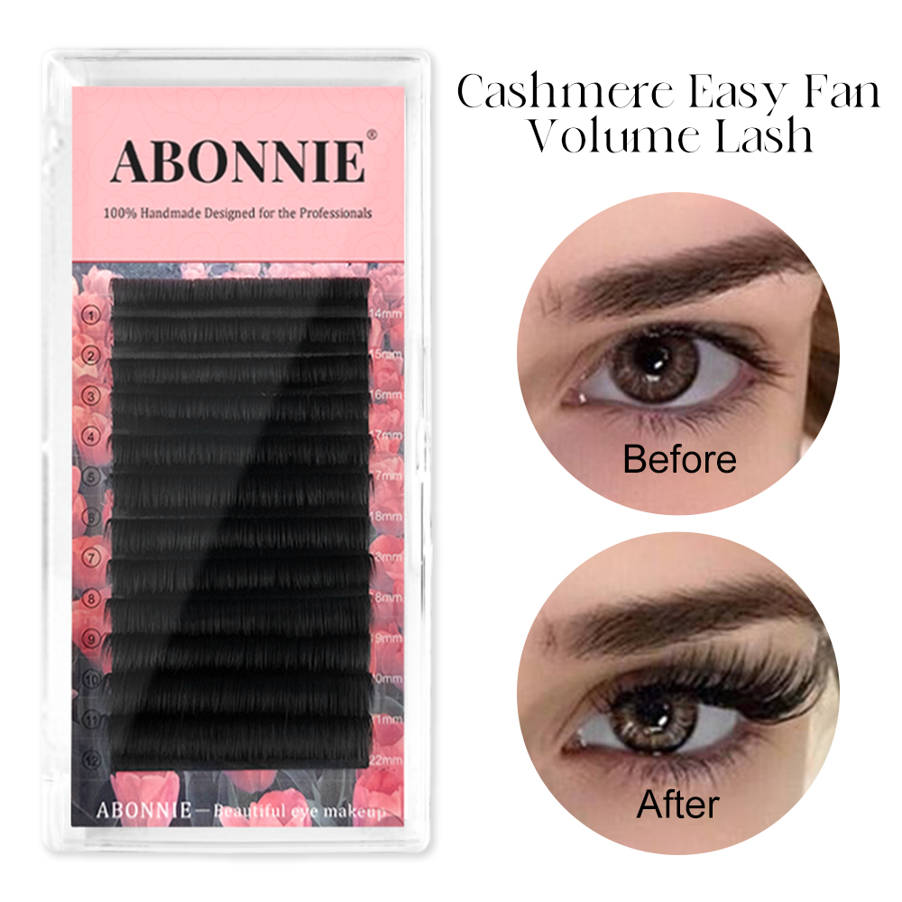 Eyelash Extension Russian - Abonnie Easy Fanning Wimpernverlängerung, blühende Wimpern,
