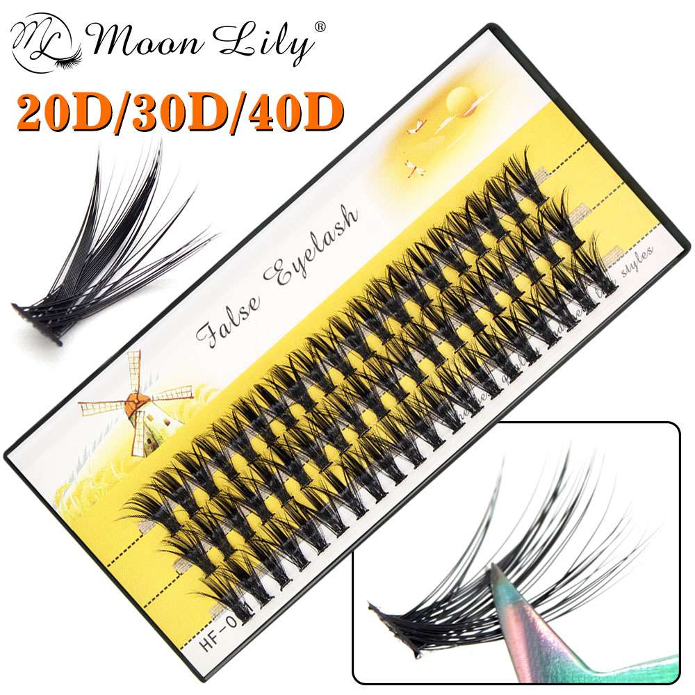 Eyelash Extension Russian - Neue 40D Cluster 60 Bundles Nerz