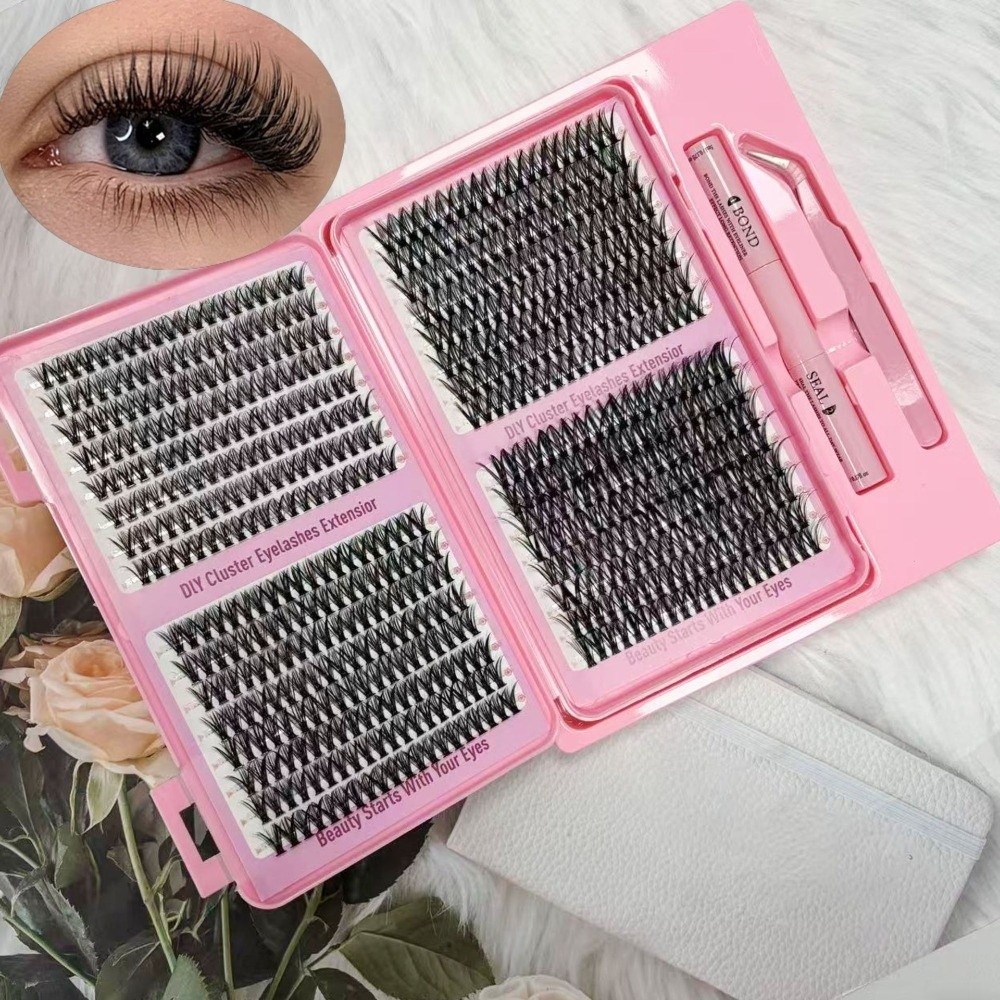 Eyelash Extension Look - Neue Dicke Lange Künstliche Wimpern Natürlicher