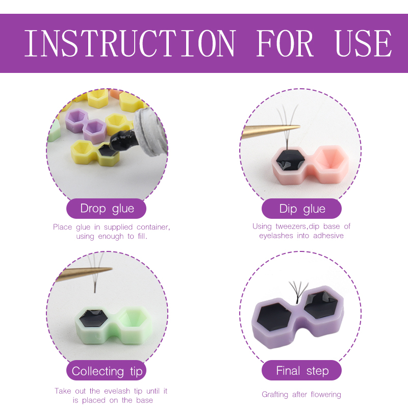 100 stücke Einweg Wimpern Kleb – Eyelash Extension London Bewertung und Preis