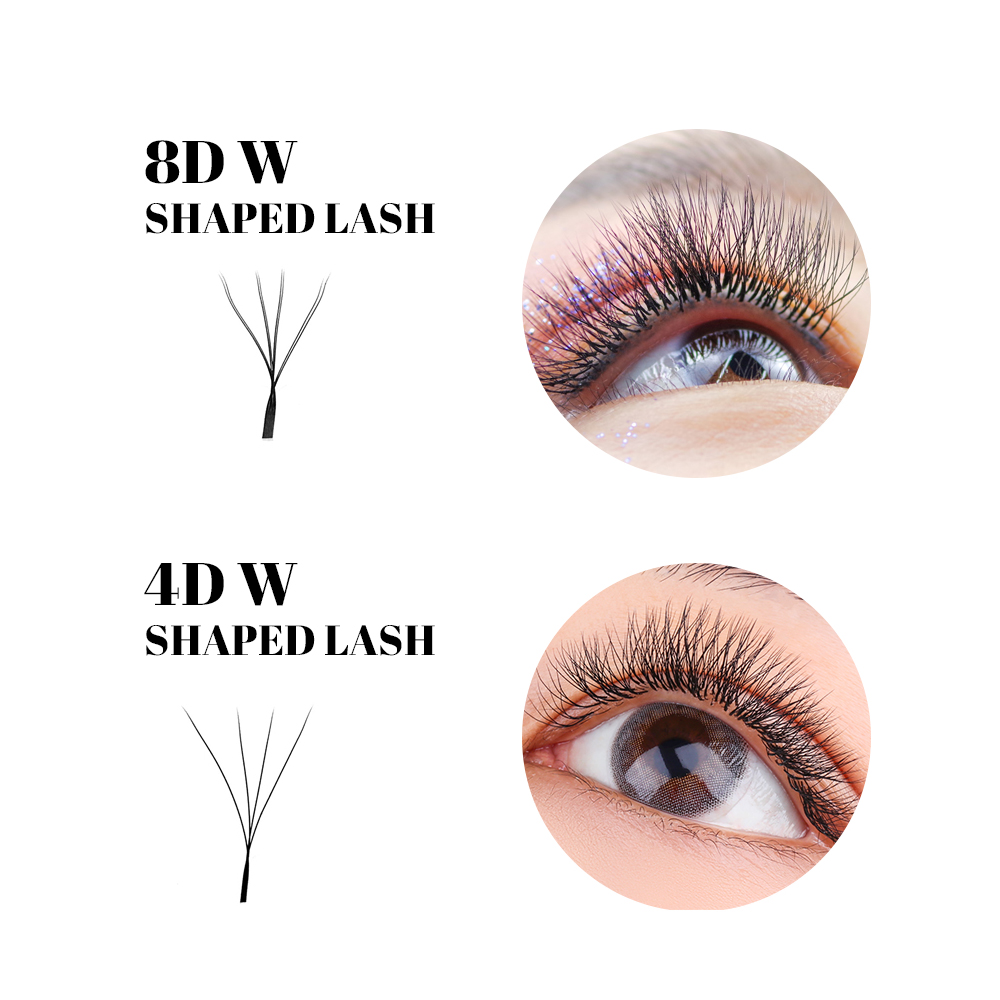 FADVAN W-Form Doppelschicht-Wi – Eyelash Extension Human Hair Bewertung und Preis