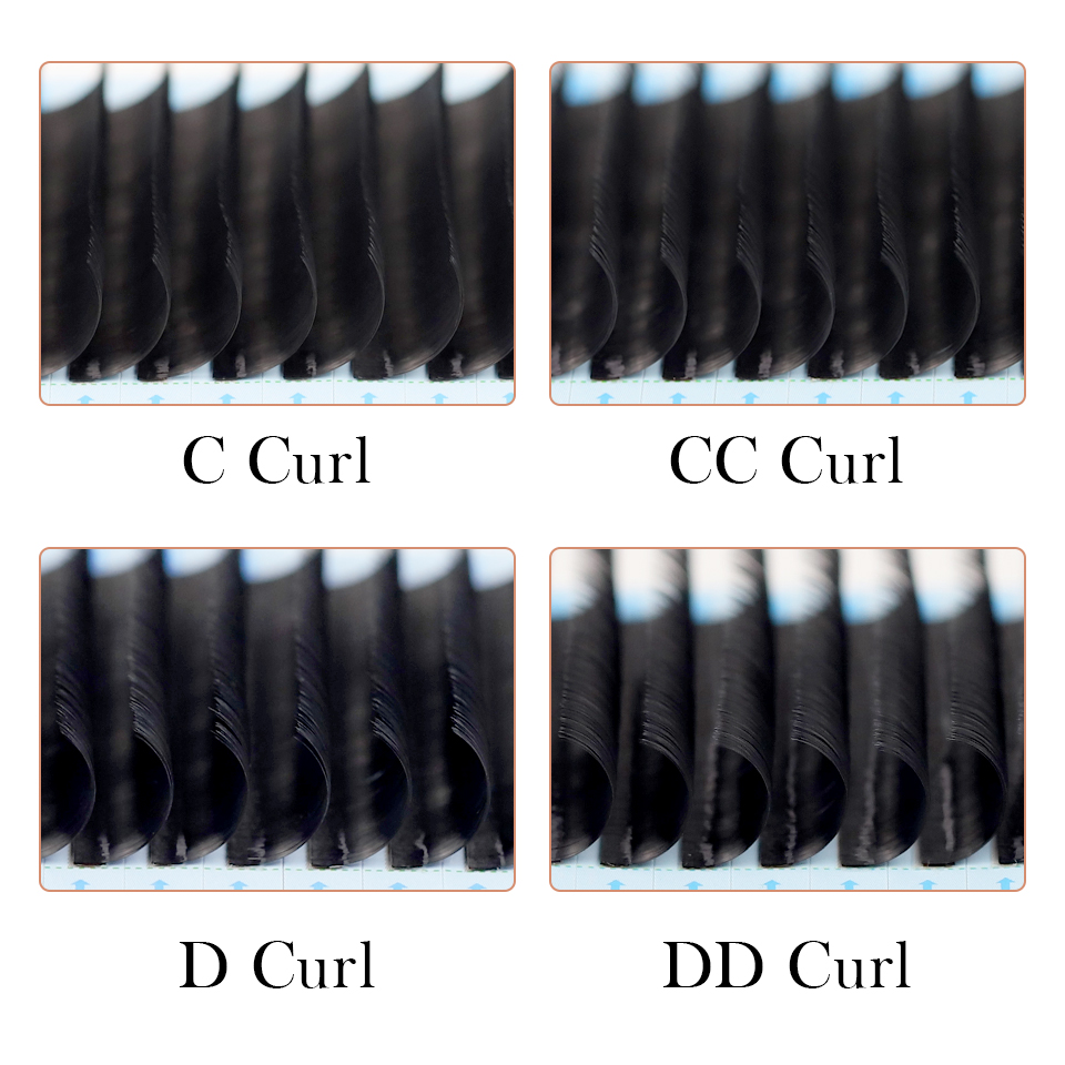 AGUUD 10 Stück/Lot Mattschwarz – Eyelash Extension Russian Bewertung und Preis