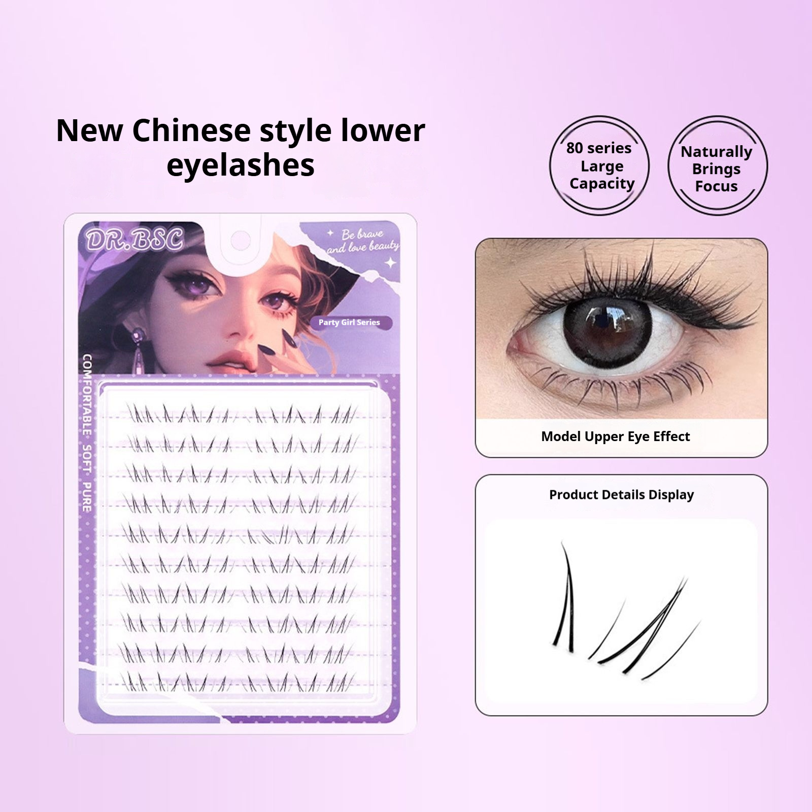 Untere Wimpern im natürlichen  – Eyelash Extension For Asian Eyes Bewertung und Preis